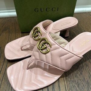 Gucci Double G Thong Sandals